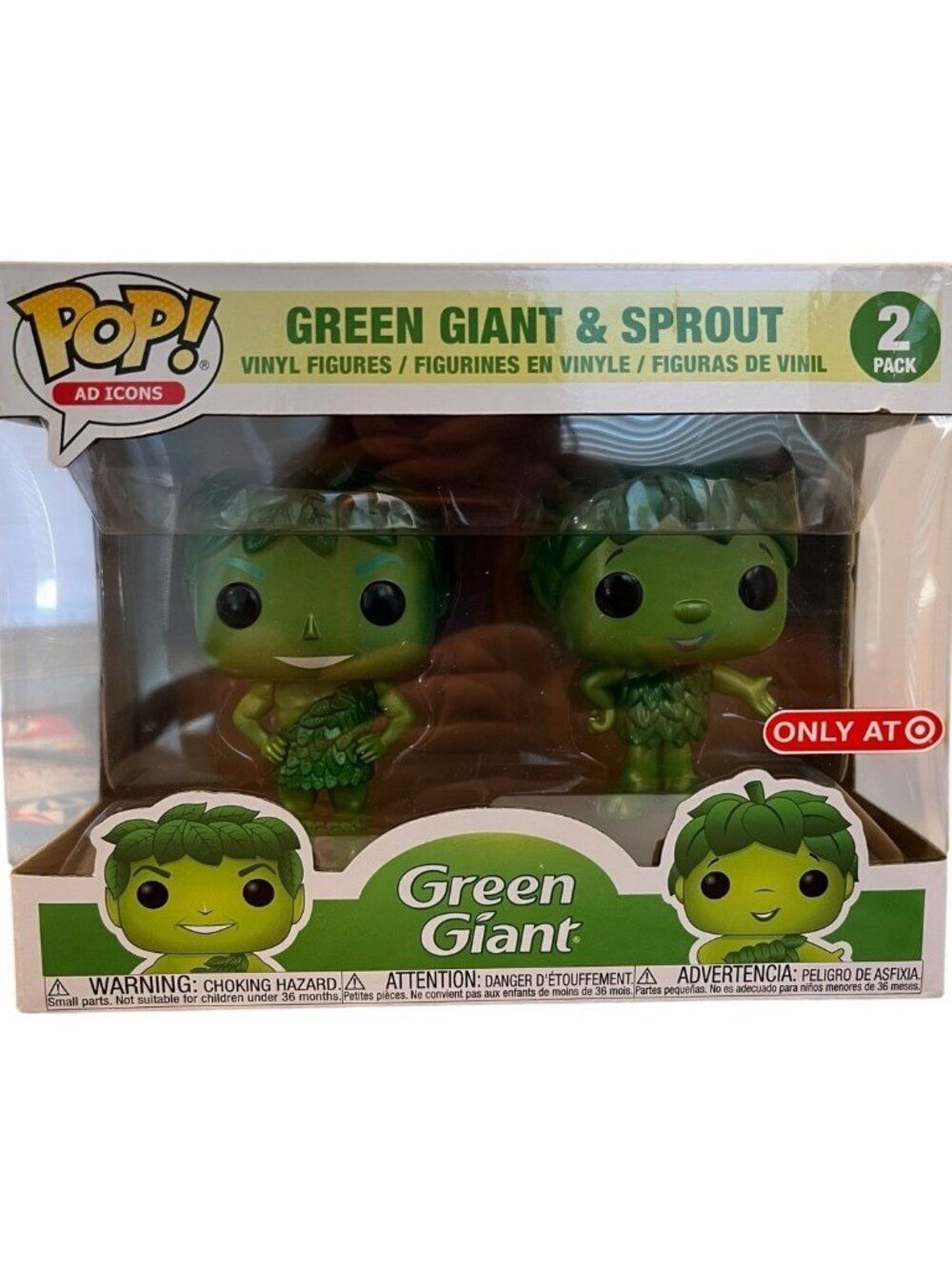 Funko Pop! Vinyl Ad Icons Green Giant & Sprout 2 Pack Target (Exclusive)